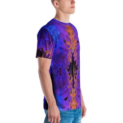 Fire Crystal Men's Crew Neck T-shirt